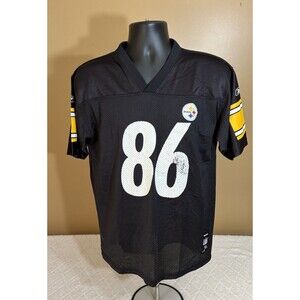 Vintage Reebok Y2K Hines Ward Pittsburgh Steelers NFL Jersey Size Teens XL 18/20
